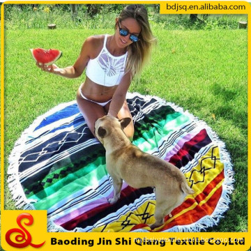 china alibaba wholesale printed microfiber round beach towel for Cheap